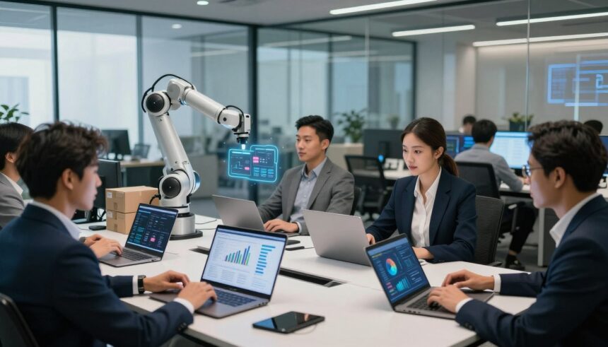 businesses using ai automation